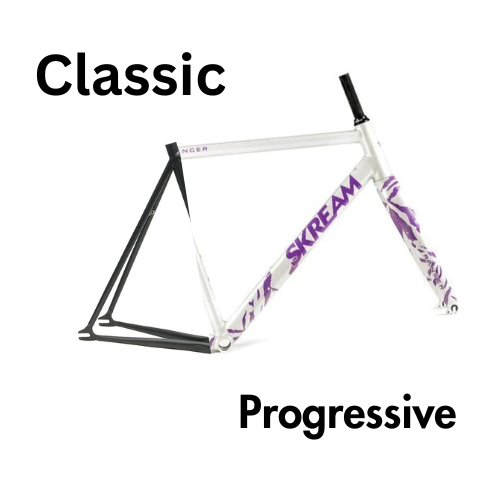 classic or progressive tracklocross frames