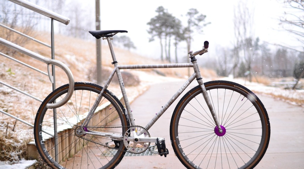 fixed gear or fixie bicycle